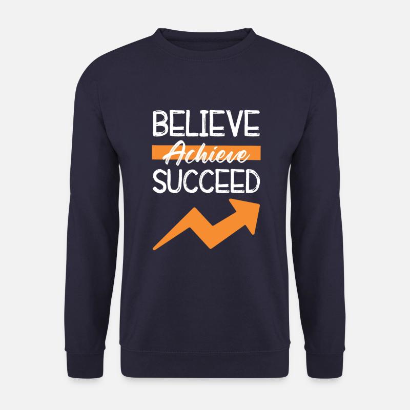 glaube an erfolg - Unisex Pullover - Navy