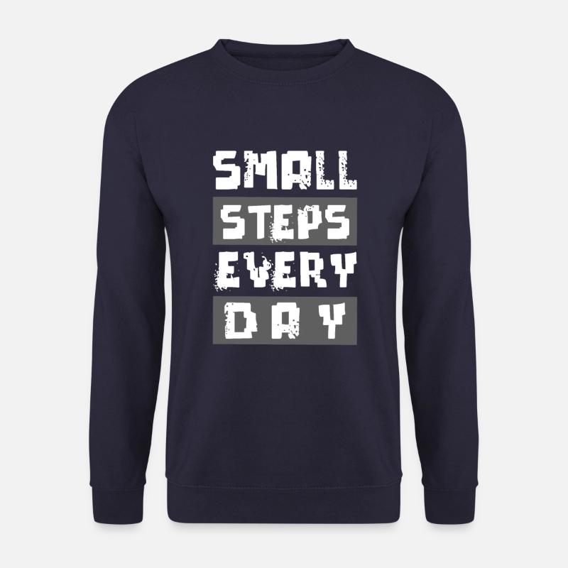 Success Small steps - Unisex Sweatshirt - navy