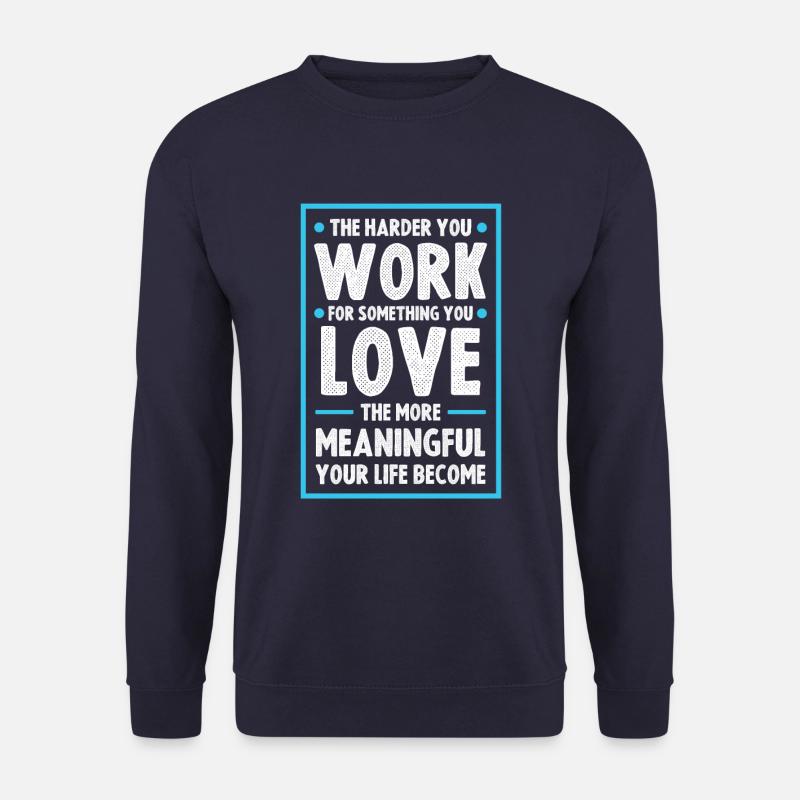 erfolg arbeit - Unisex Pullover - Navy
