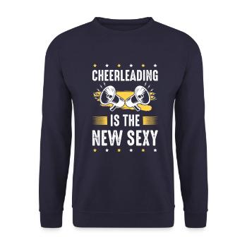 Cheerleading sexy - Unisex Sweatshirt - navy - Front - Alina (178cm) & Michal (187cm)