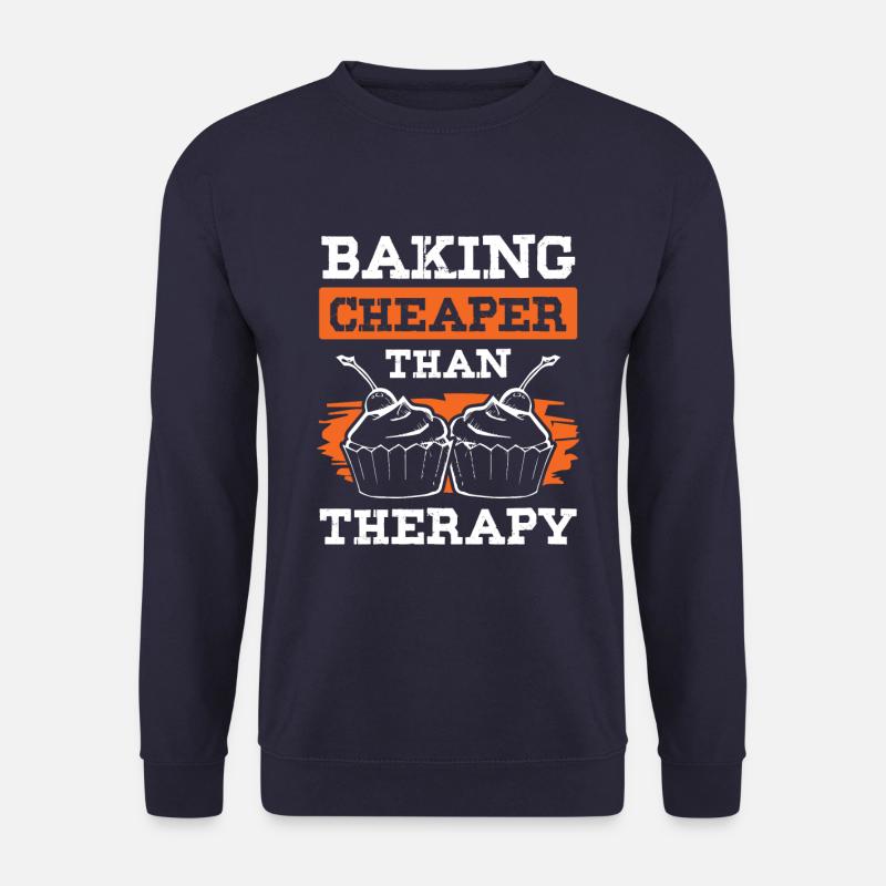 Baking Therapy - Unisex Sweatshirt - navy