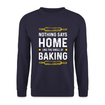 Cuisiner à la maison - Sweat-shirt Unisexe - marine - Devant - Alina (178cm) & Michal (187cm)
