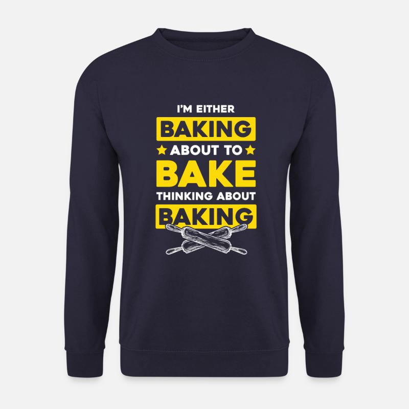 backen bäcker - Unisex Pullover - Navy