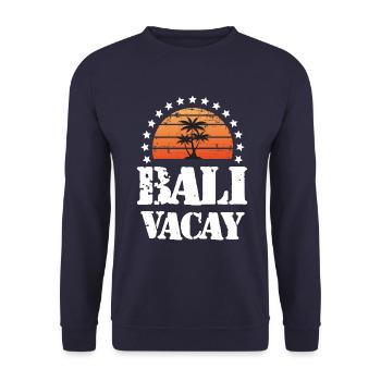 Tourisme Bali - Sweat-shirt Unisexe - marine - Devant - Alina (178cm) & Michal (187cm)