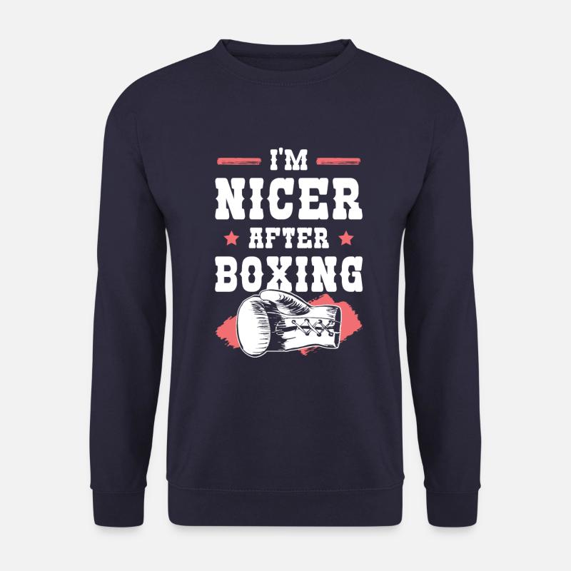 Boxe boxeuse - Sweat-shirt Unisexe - marine