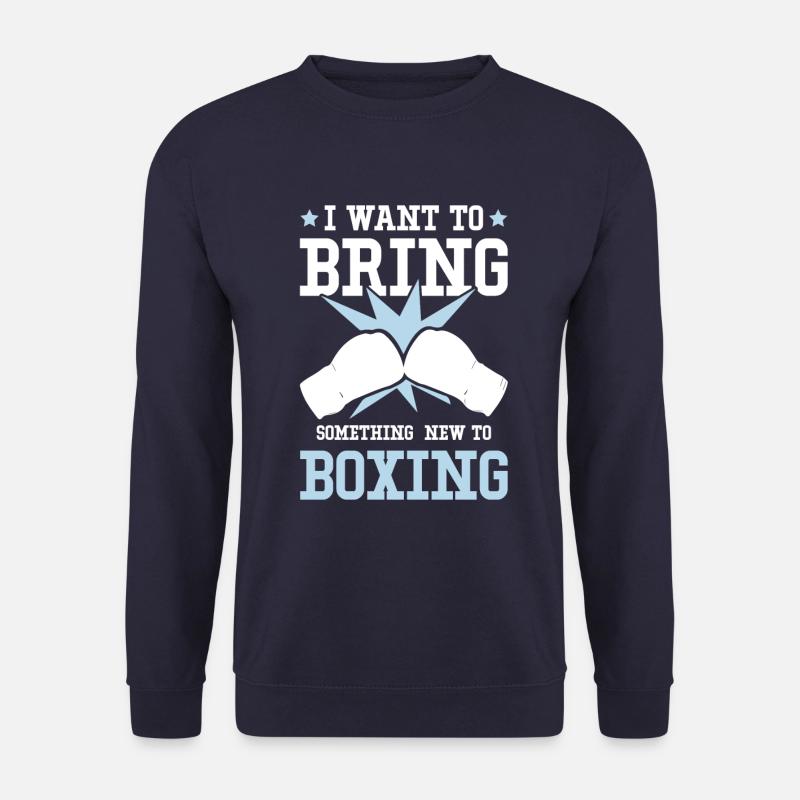 Boxing Boxes - Unisex Sweatshirt - navy