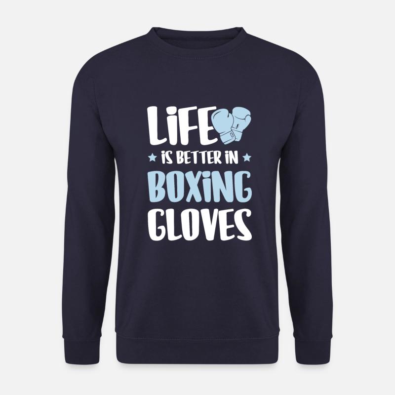 boxer boxhandschuhe - Unisex Pullover - Navy