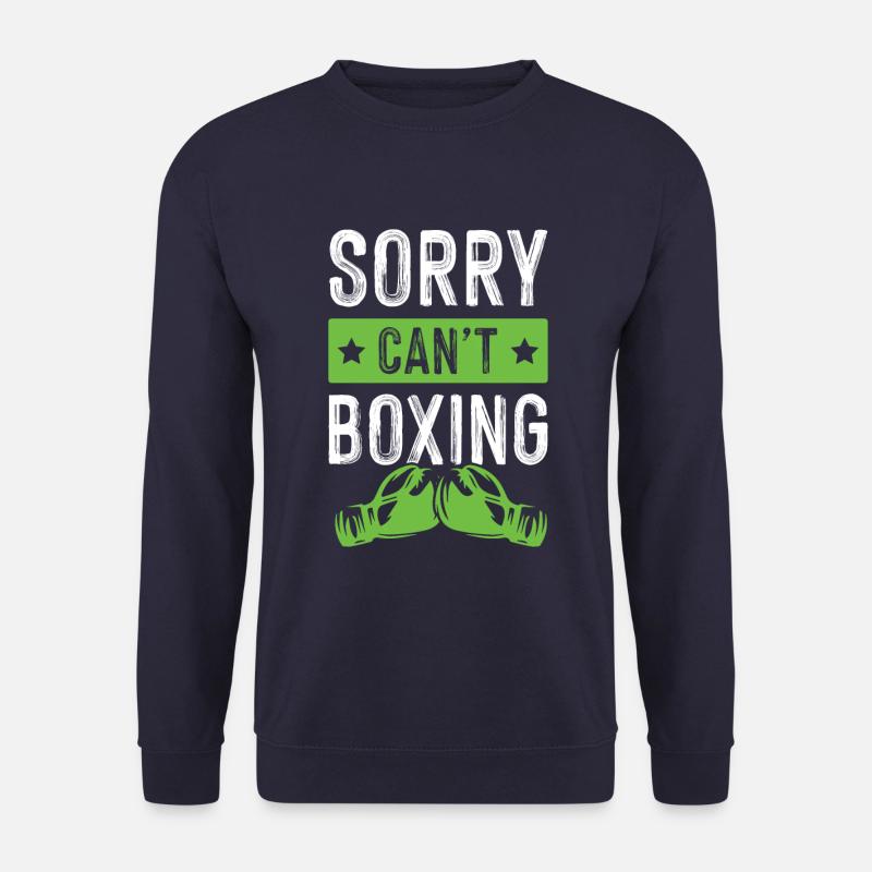 boxen lustiger spruch - Unisex Pullover - Navy
