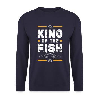 Fischer König - Sweat-shirt Unisexe - marine - Devant - Alina (178cm) & Michal (187cm)