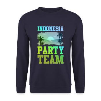 Équipe du parti indonésien - Sweat-shirt Unisexe - marine - Devant - Alina (178cm) & Michal (187cm)