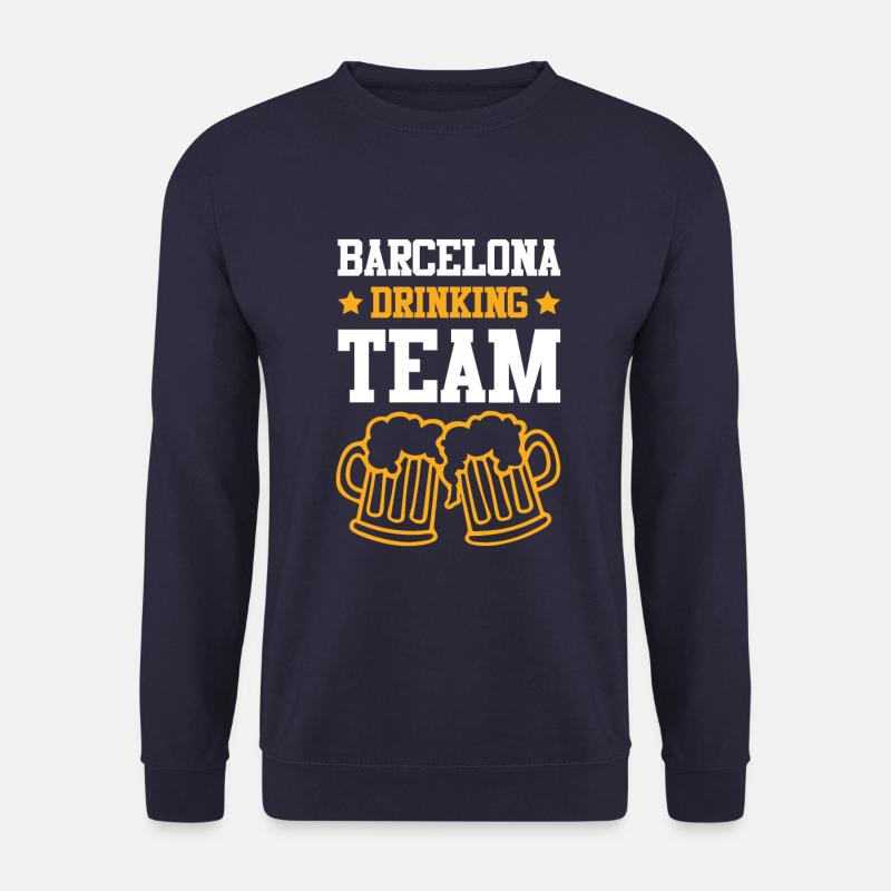 Barcelona Drinking Team - Unisex Pullover - Navy