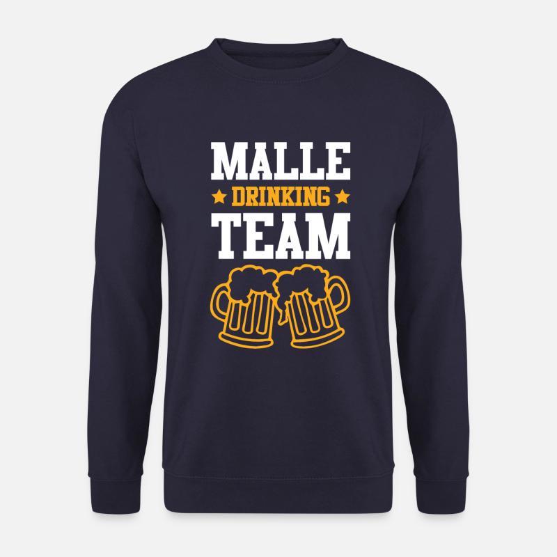 Malle Drinking Team - Unisex Pullover - Navy