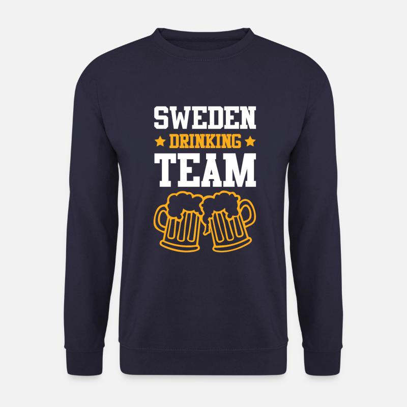 Suède Équipe de consommation d’alcool - Sweat-shirt Unisexe - marine