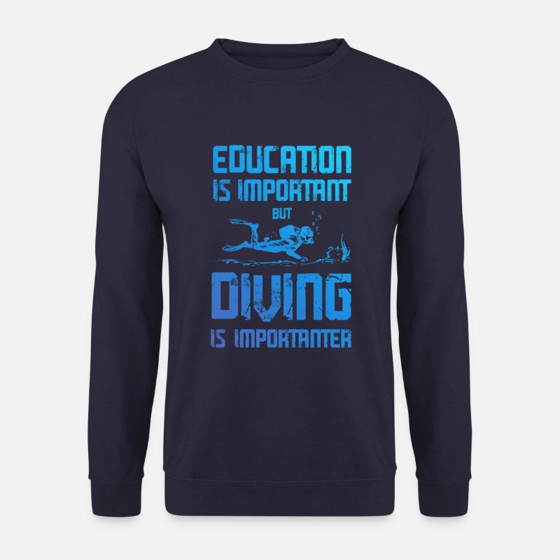 ausbildung tauchen - Unisex Pullover - Navy