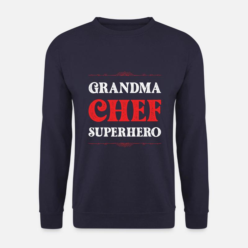 Oma Chef Superheld - Unisex Pullover - Navy