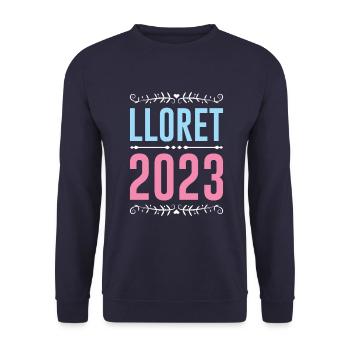 Lloret De Mar 2023 - Unisex Sweatshirt - navy - Front - Alina (178cm) & Michal (187cm)