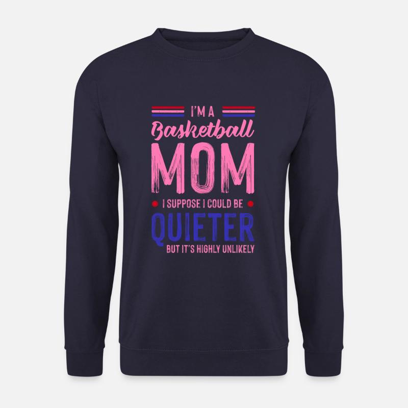 basketball mama - Unisex Pullover - Navy