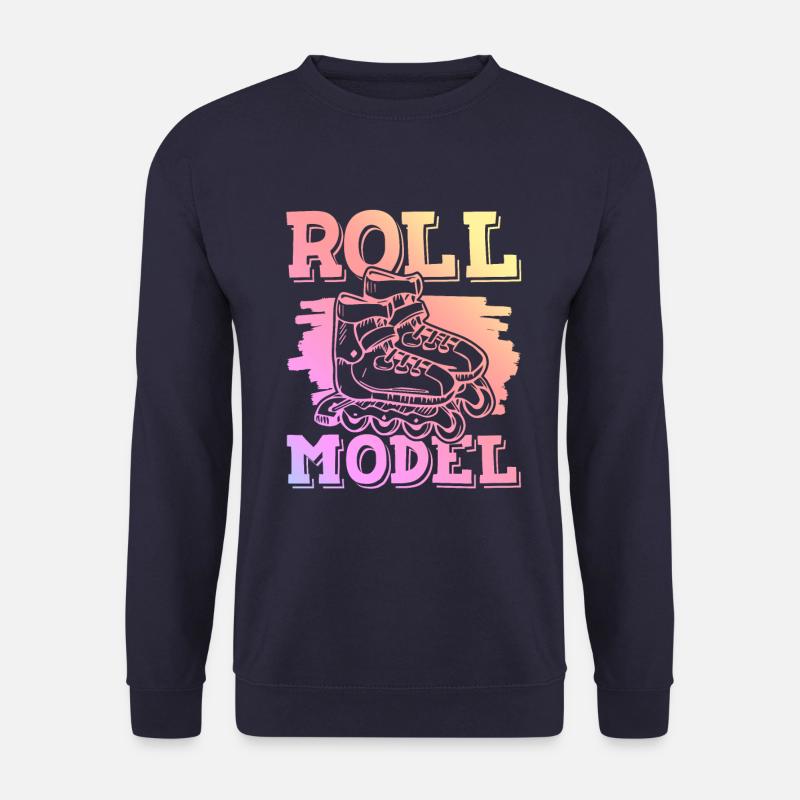 roll skaten - Unisex Pullover - Navy