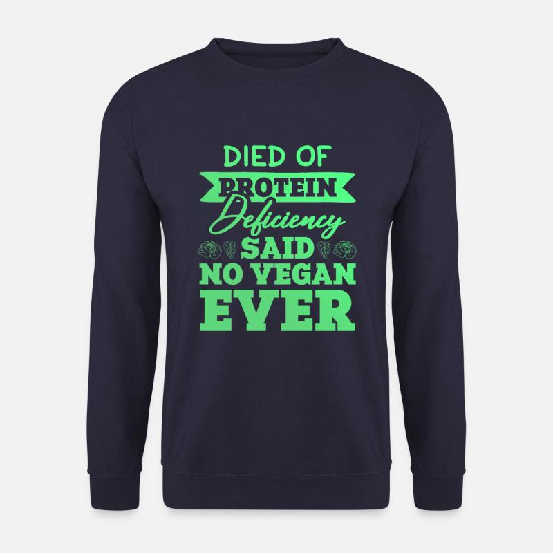 vegan veganer - Unisex Pullover - Navy