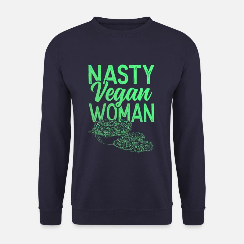 Vegansk kvinde - Unisex sweater - marineblå