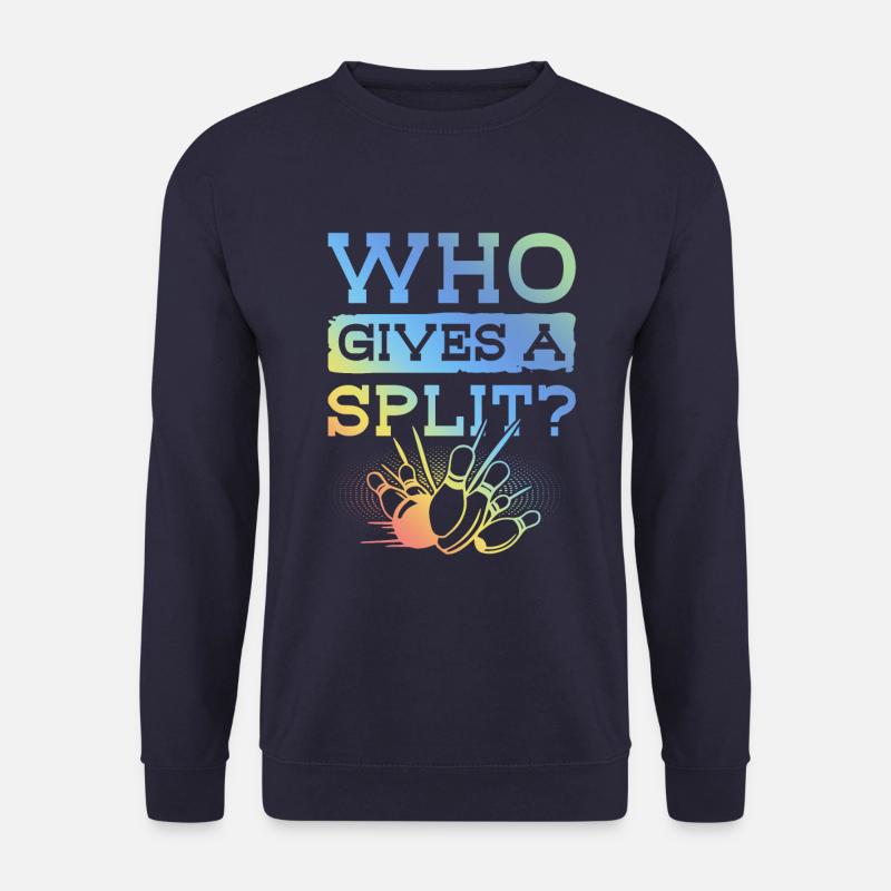 Bowling Split Spruch - Unisex Pullover - Navy