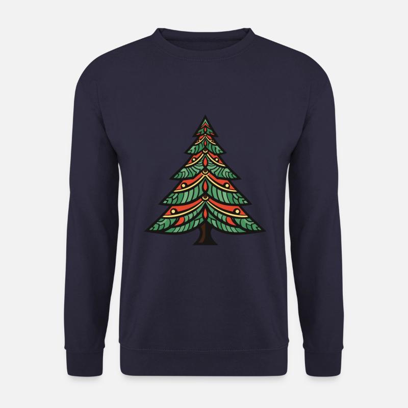 Arbre de Noël Noël - Sweat-shirt Unisexe - marine