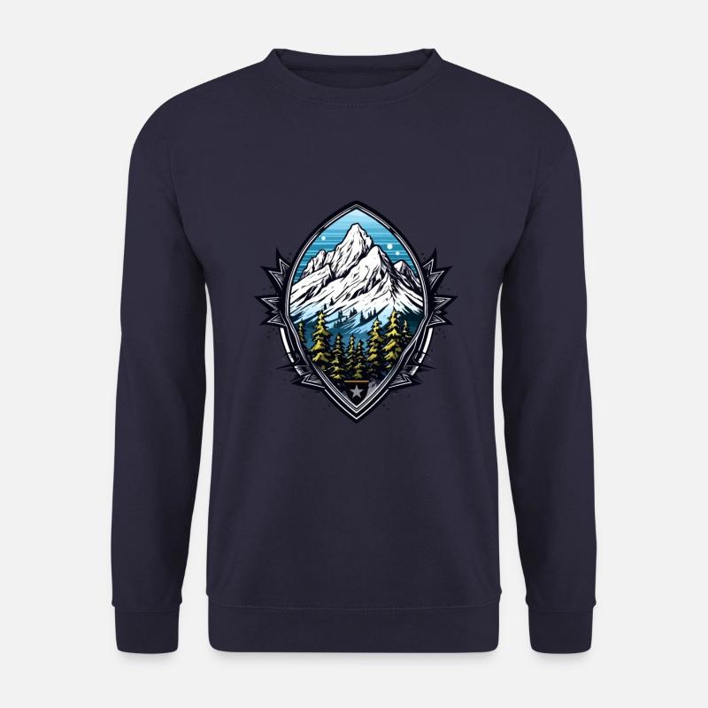 Berge Alpen Wappen - Unisex Pullover - Navy