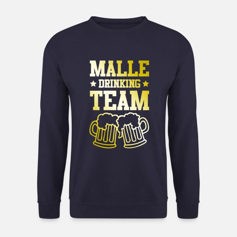 Malle Drinking Team - Unisex Pullover - Navy