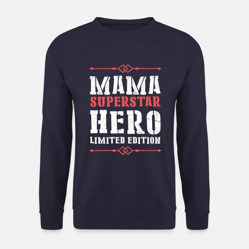 Best Mom Hero Saying - Unisex Sweatshirt - navy