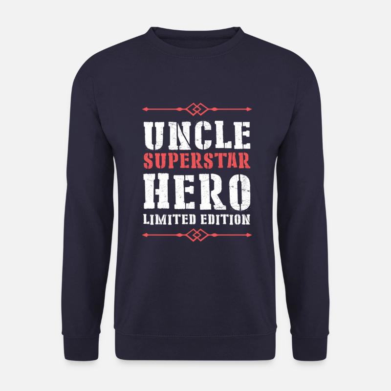 Bester Onkel Held Spruch - Unisex Pullover - Navy