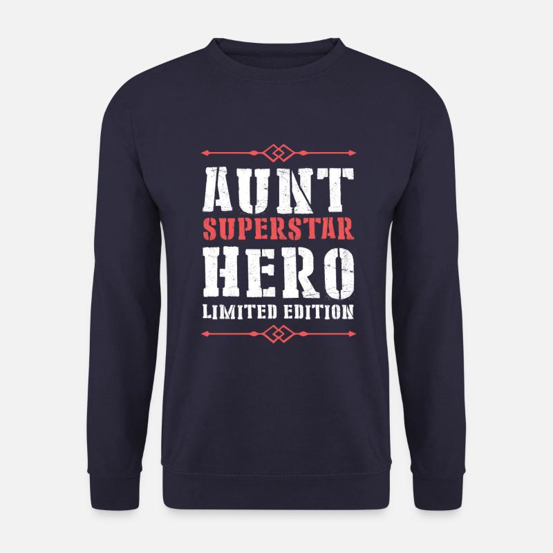 Beste Tante Heldin Spruch - Unisex Pullover - Navy