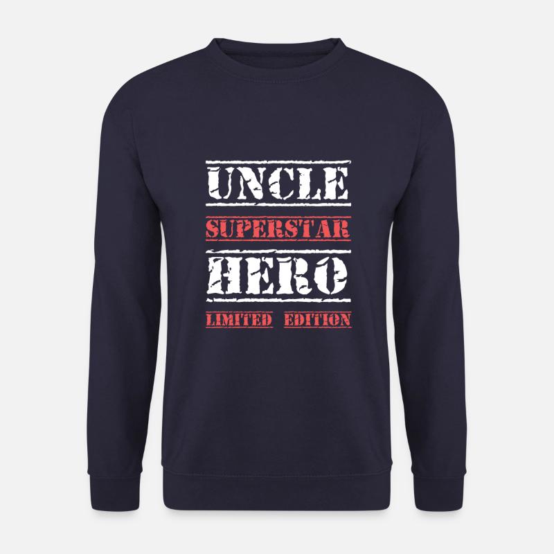 Bester Onkel Star Spruch - Unisex Pullover - Navy