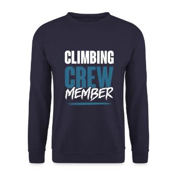 Climbing Crew - Unisex Pullover - Navy - Vorne - Alina (178cm) & Michal (187cm)