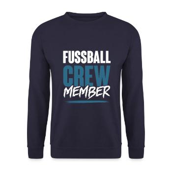 Équipe de football - Sweat-shirt Unisexe - marine - Devant - Alina (178cm) & Michal (187cm)