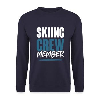 Équipe de ski - Sweat-shirt Unisexe - marine - Devant - Alina (178cm) & Michal (187cm)