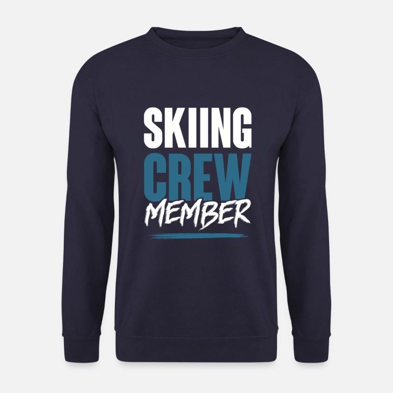 Skiing Crew - Unisex Sweatshirt - navy