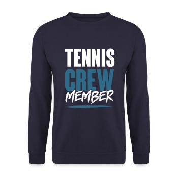 Équipe de tennis - Sweat-shirt Unisexe - marine - Devant - Alina (178cm) & Michal (187cm)