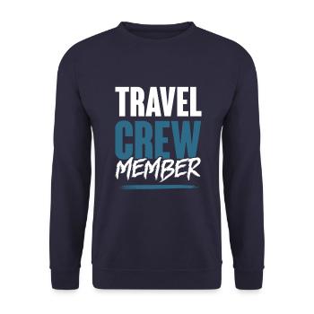 Équipe de voyage - Sweat-shirt Unisexe - marine - Devant - Alina (178cm) & Michal (187cm)