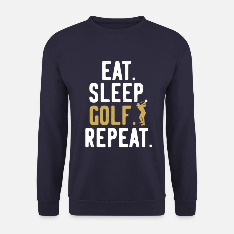Golf Course Golfers Repeat - Unisex Sweatshirt - navy
