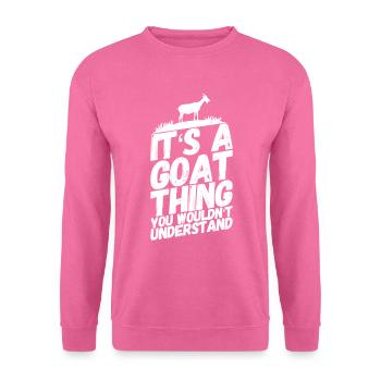 Chèvre bouc bouc comprendre les paroles - Sweat-shirt Unisexe - rose - Devant