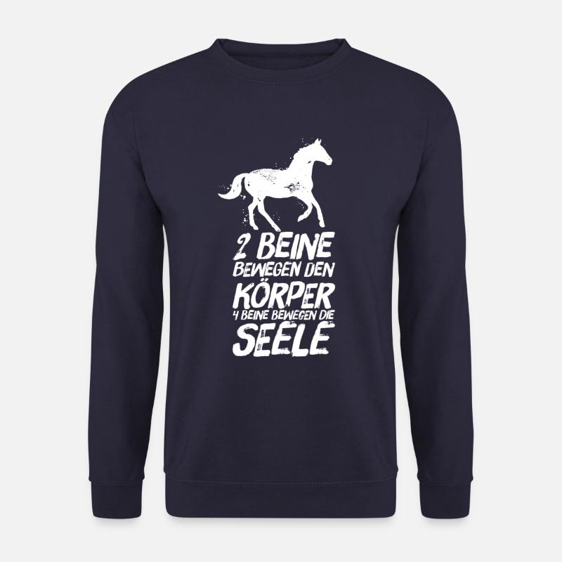 Reiterin Reiter Reitersprüche Seele - Unisex Pullover - Navy