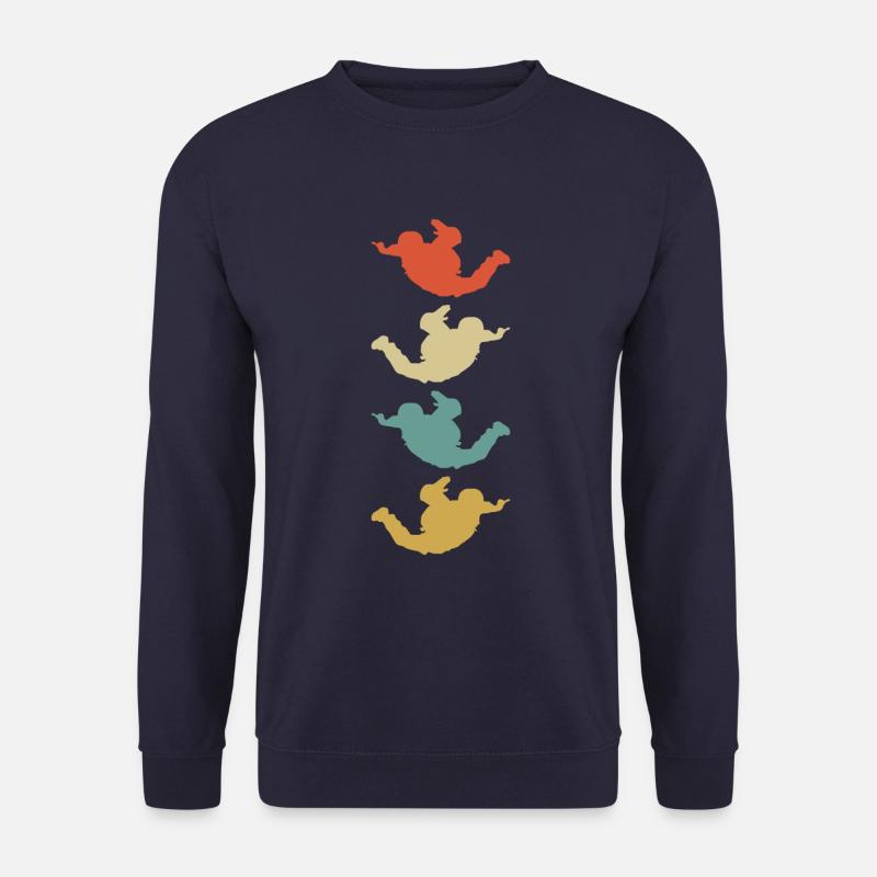 Fallschirm Skydiving Silhouette - Unisex Pullover - Navy