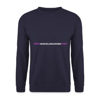 Hen Party Sweetheart - Unisex Sweatshirt - navy - Front - Alina (178cm) & Michal (187cm)