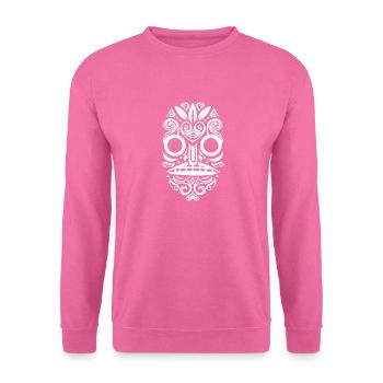 Visage Maori - Sweat-shirt Unisexe - rose - Devant