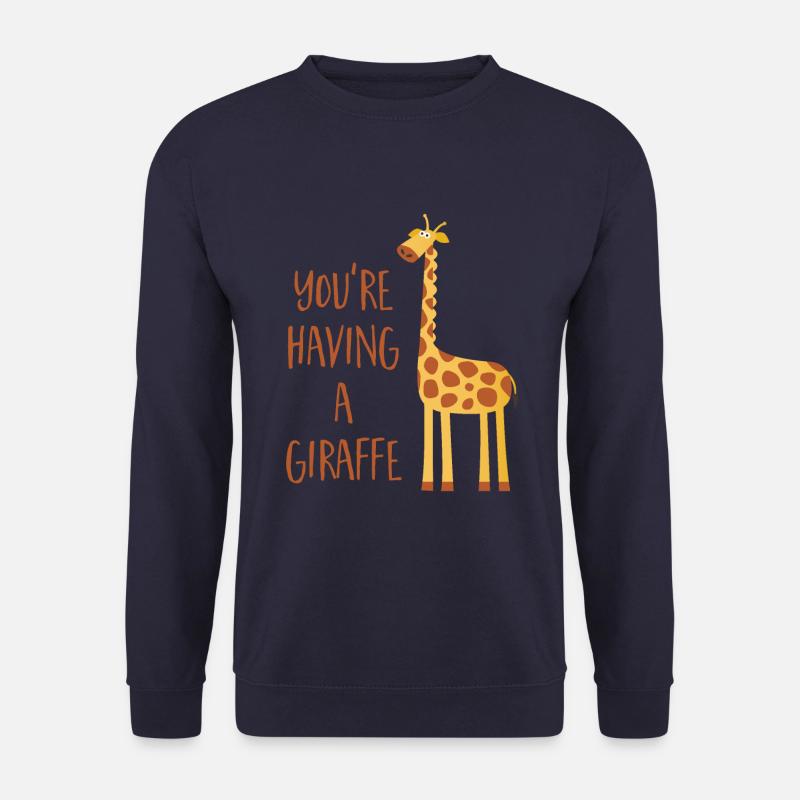 Giraffe - Eine Giraffe haben - Unisex Pullover - Navy