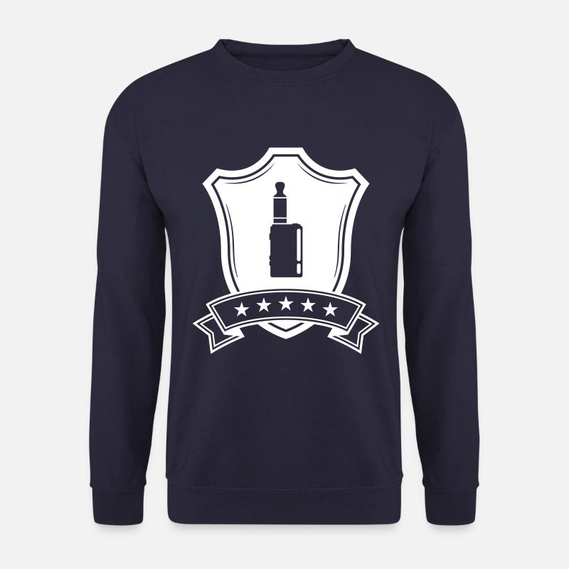 E-cigarette crest - Unisex Sweatshirt - navy
