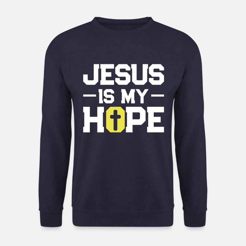 jesus hoffnung - Unisex Pullover - Navy