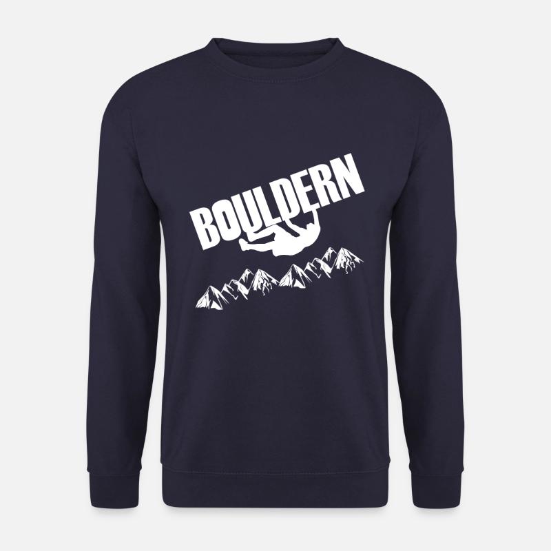 bouldering - Unisex Sweatshirt - navy