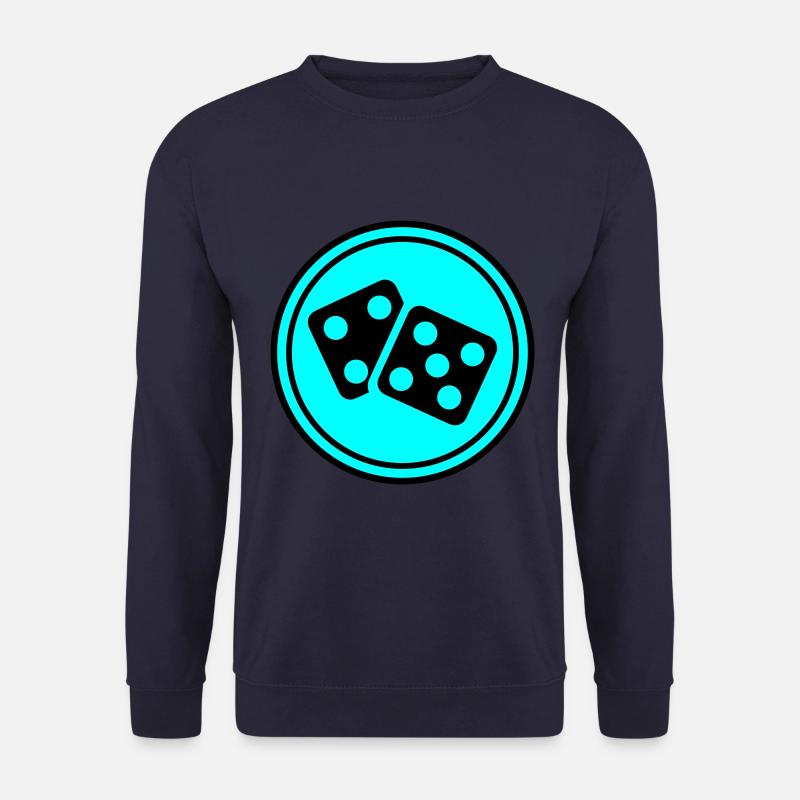 Würfel Casino Kreis - Unisex Pullover - Navy