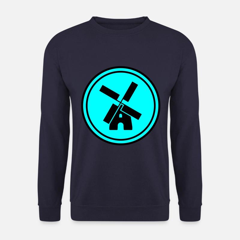 Windmühle Kreis - Unisex Pullover - Navy